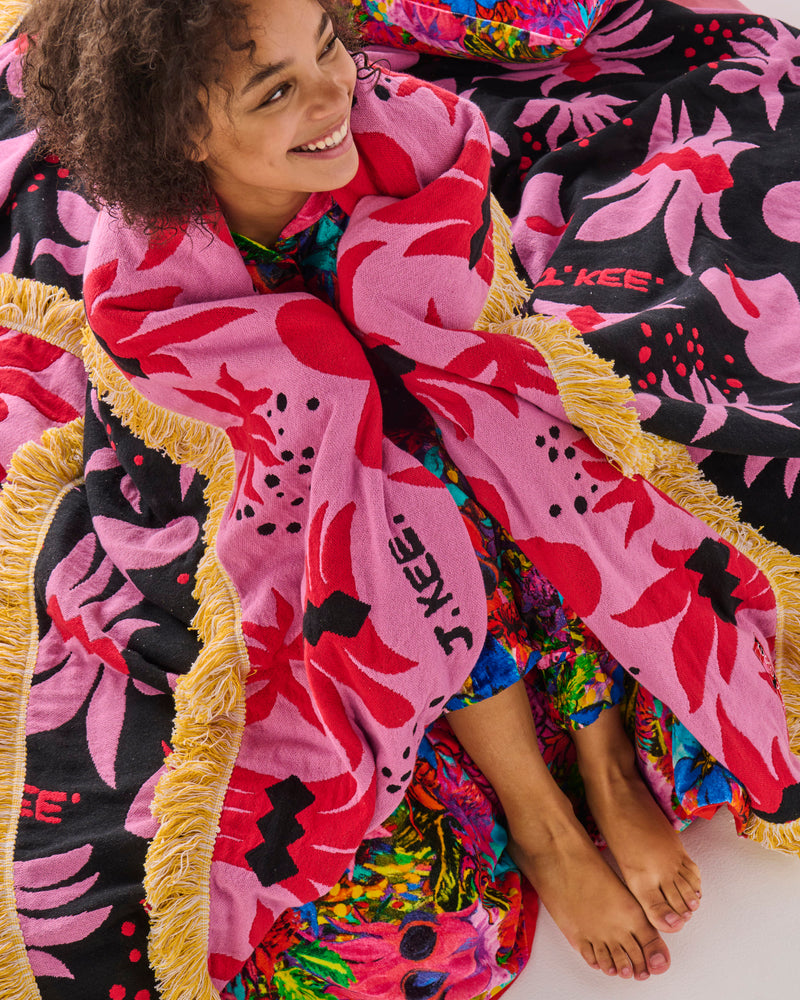 Kip&Co x Jenny Kee Our Sunburnt Country Woven Bedspread