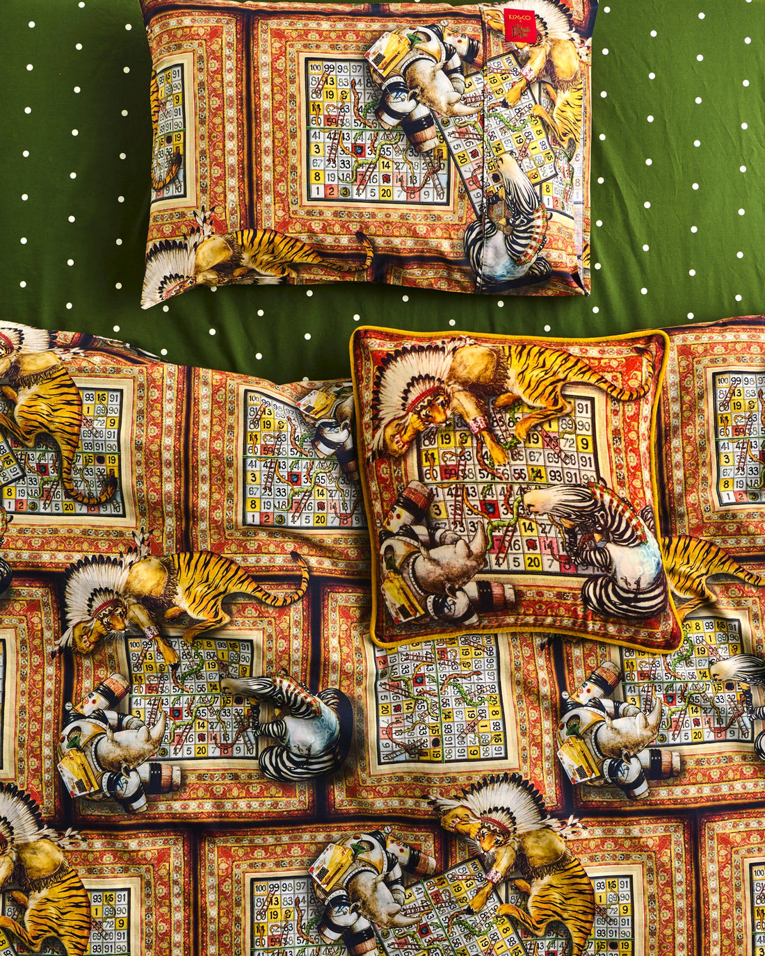 Kip&Co x Eleventh Hour Game On Organic Cotton Pillowcase