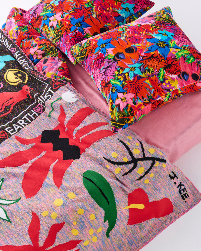 Kip&Co x Jenny Kee Our Precious Planet Knitted Blanket
