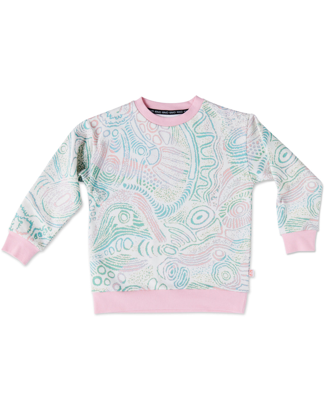 Tjala Tjukurpa Pastel Organic Cotton Sweater