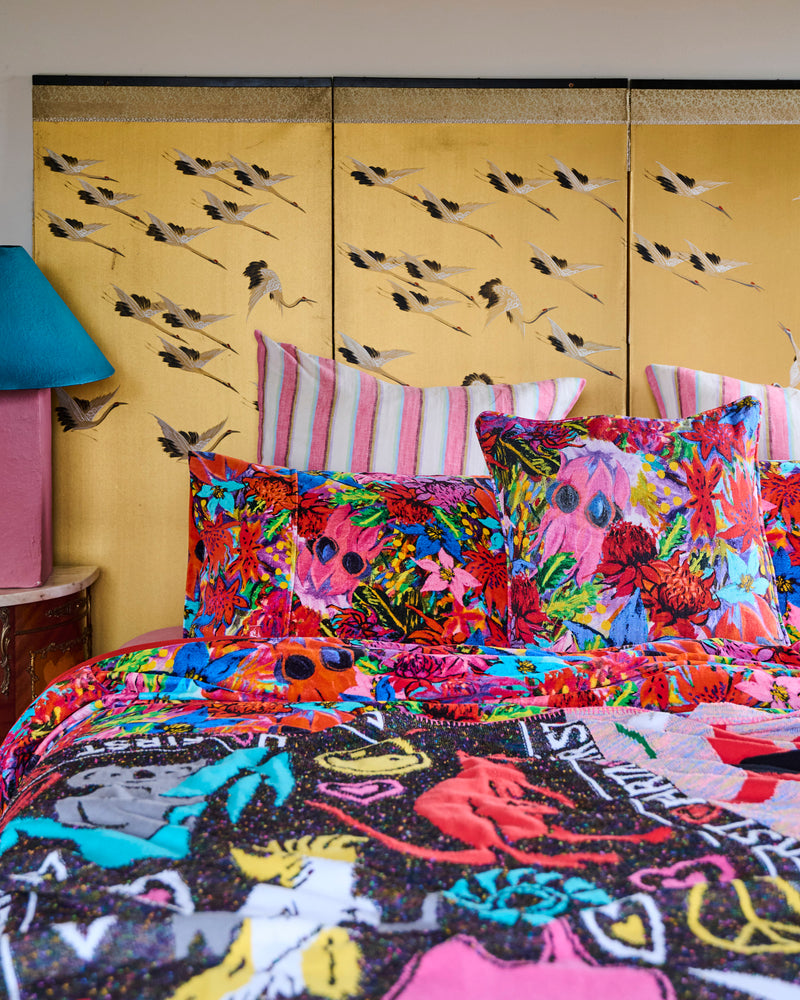 Kip&Co x Jenny Kee Growing The Peace Upholstery Cushion