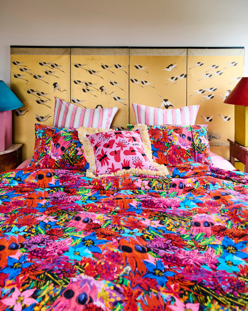 Kip&Co x Jenny Kee Growing The Peace Velvet Quilt Cover