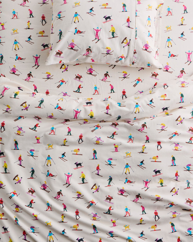 Snow Bunnies Flannelette Pillowcase