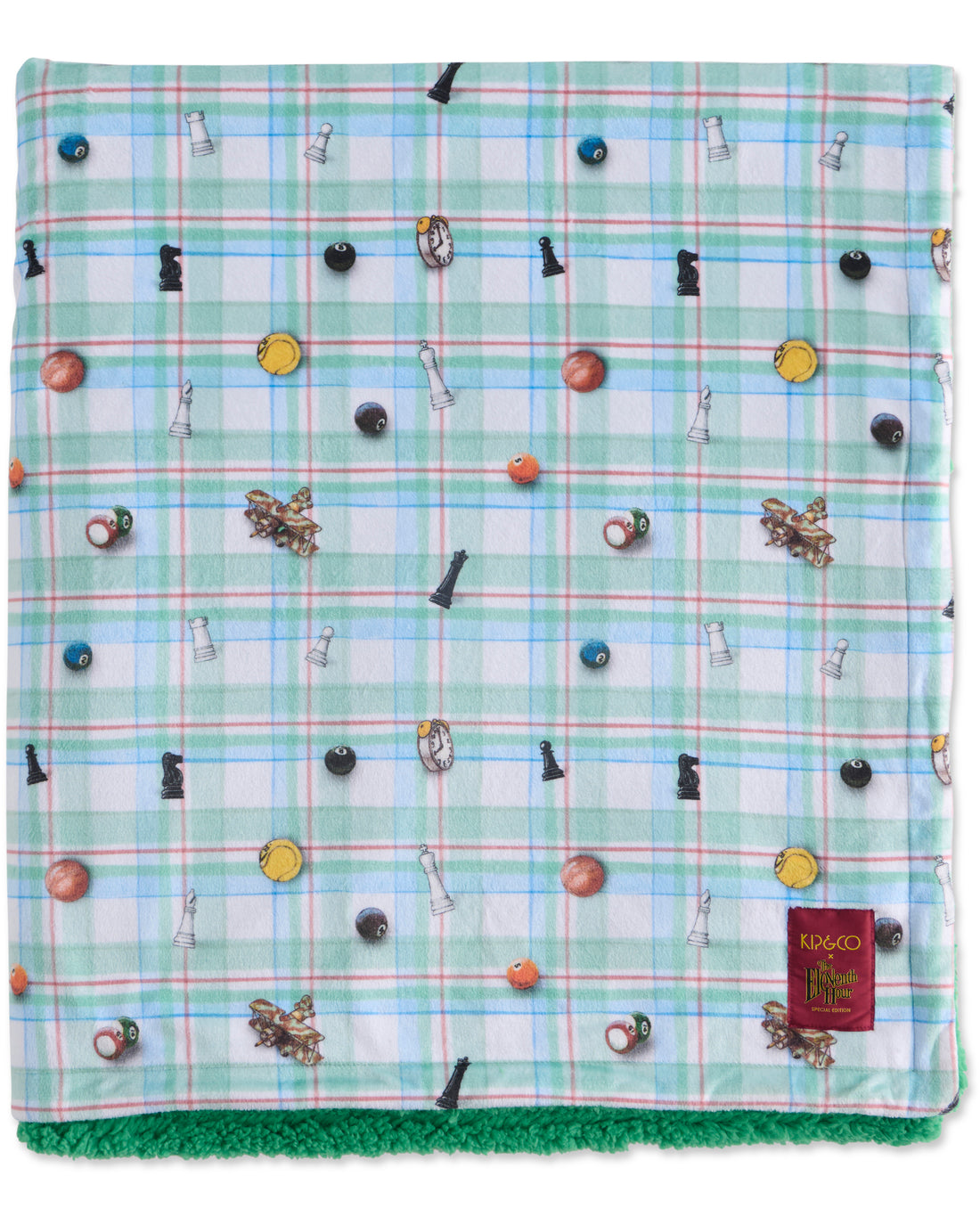 Kip&Co x Eleventh Hour Snookered Tartan Kids Kuddle Blanket