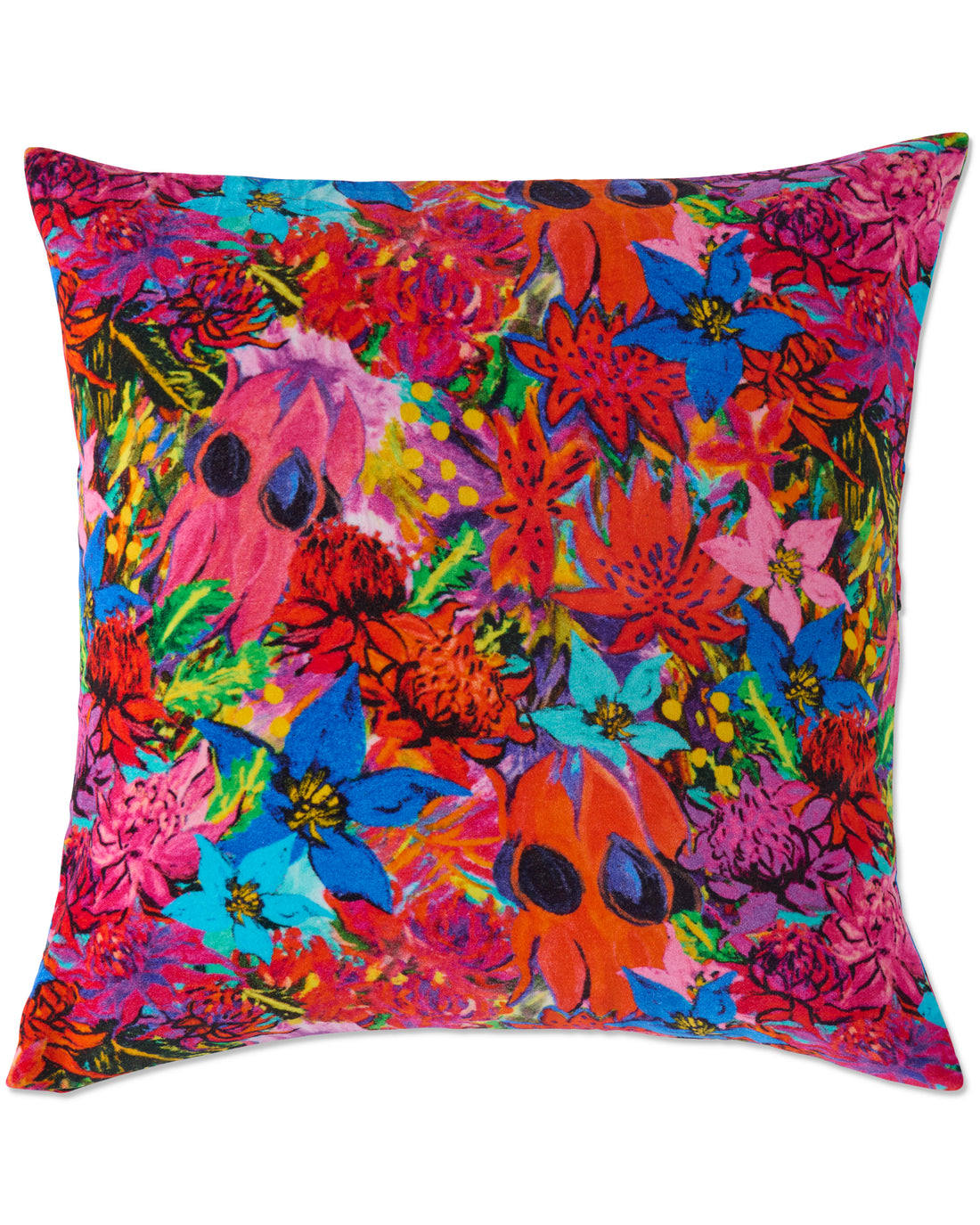 Kip&Co x Jenny Kee Growing The Peace Velvet European Pillowcases