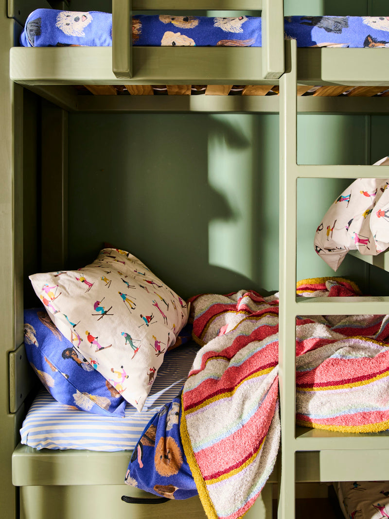 Snow Bunnies Flannelette Pillowcase