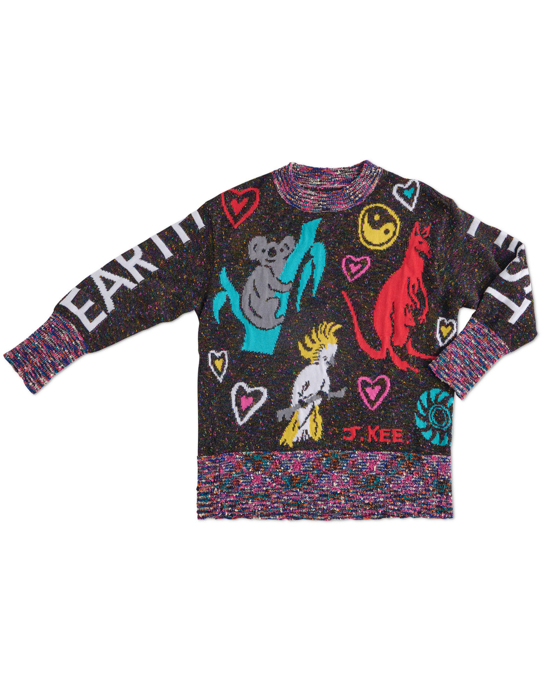 Kip&Co x Jenny Kee Earth First Peace Always Adult Knitted Sweater