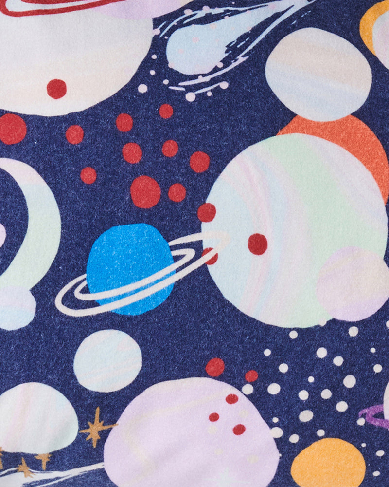 Planet Kip Flannelette Flat Sheet