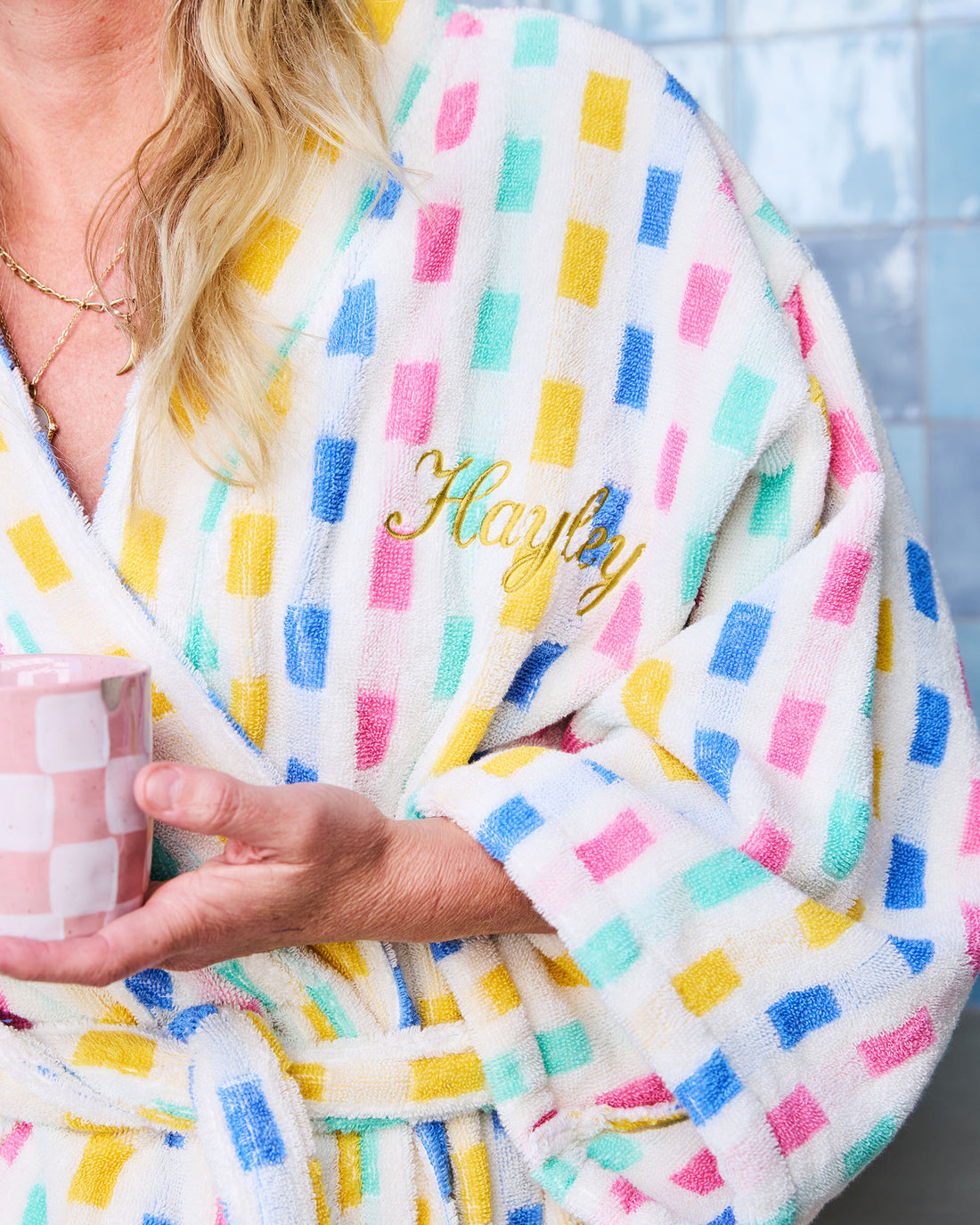 Tic Tak Terry Bath Robe