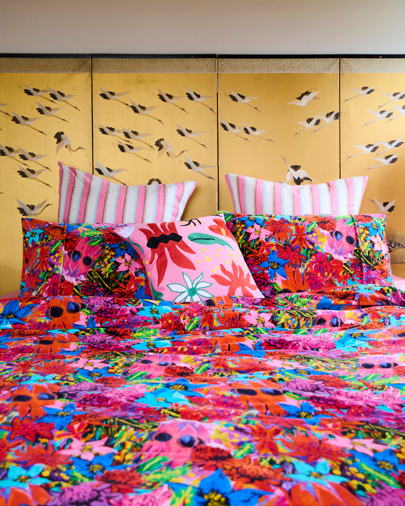Kip&Co x Jenny Kee Our Sunburnt Country Embroidered Cushion
