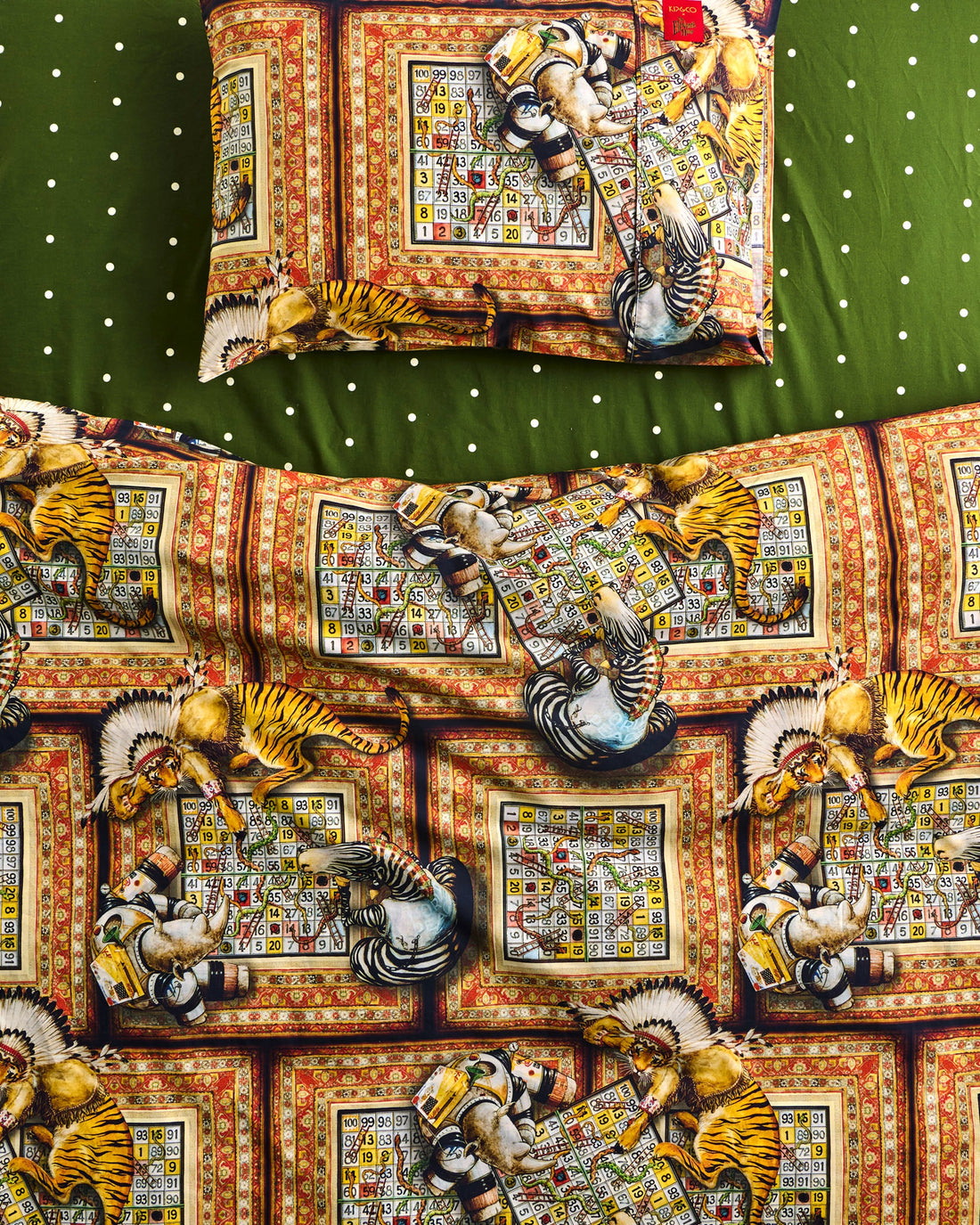 Kip&Co x Eleventh Hour Game On Organic Cotton Quilt Cover
