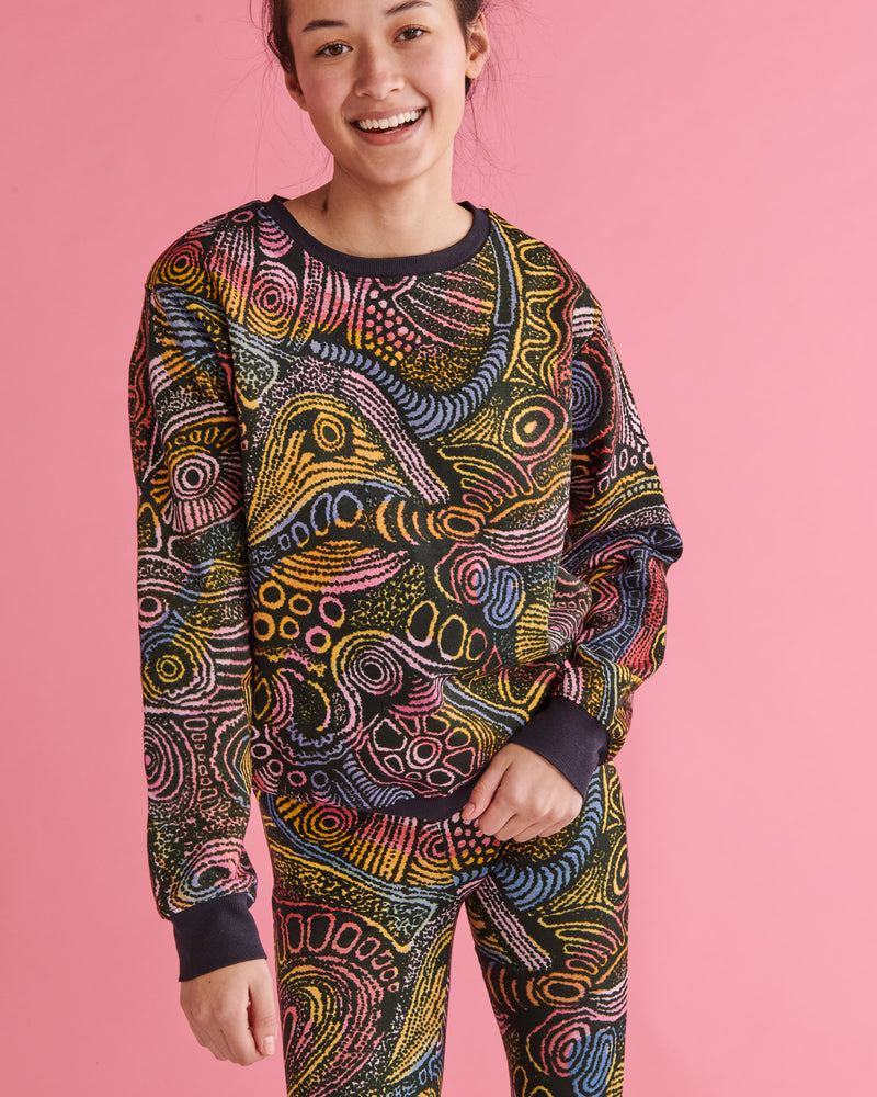 Tjala Tjukurpa Adult Organic Cotton Sweater
