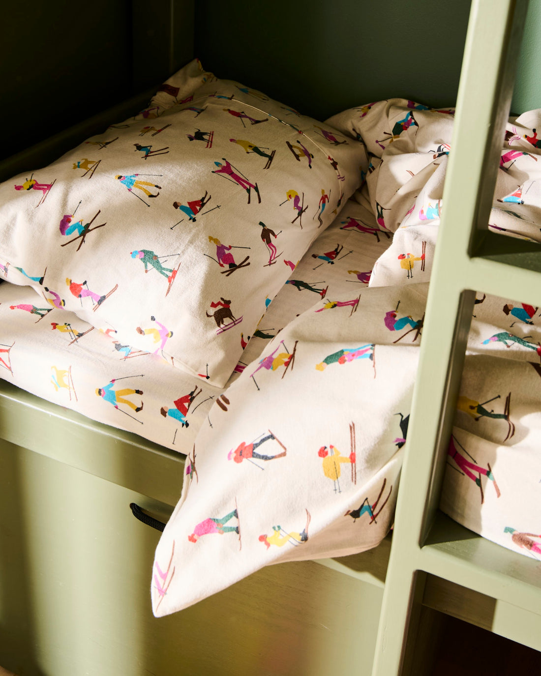 Snow Bunnies Flannelette Pillowcase
