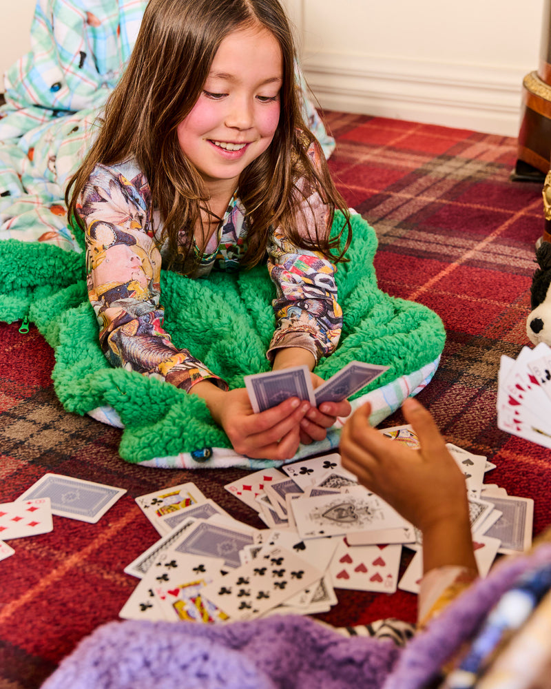 Kip&Co x Eleventh Hour Snookered Tartan Kids Kuddle Sleeping Bag