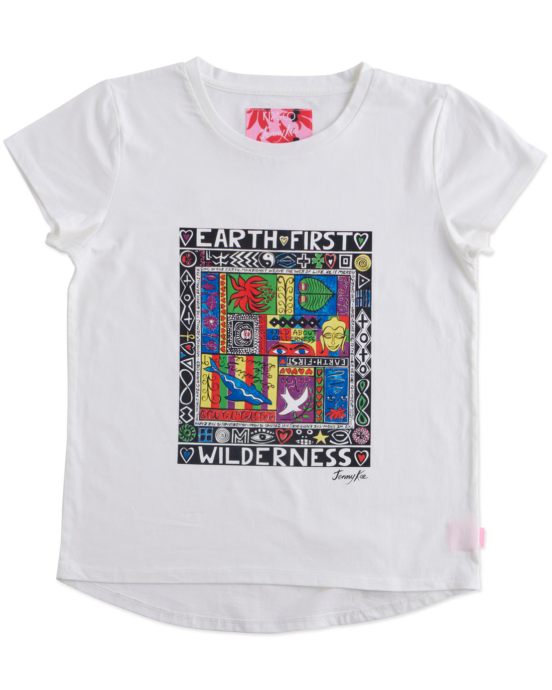 Kip&Co x Jenny Kee Earth First Wilderness Adult Organic Cotton T-shirt
