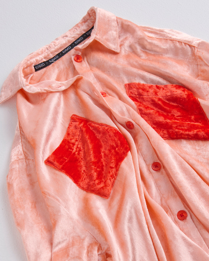 Fairy Floss Crush Adult Velvet Long Sleeve Shirt & Pant Pyjama Set