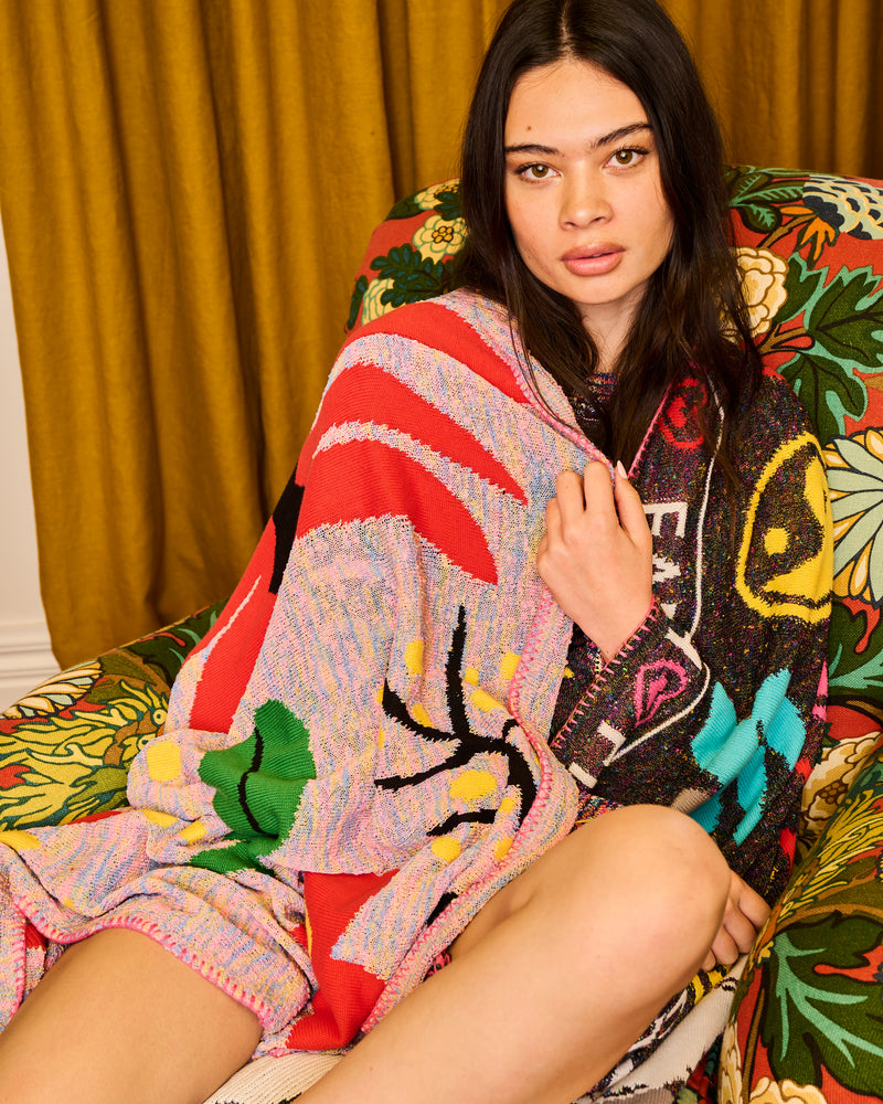 Kip&Co x Jenny Kee Our Precious Planet Knitted Blanket
