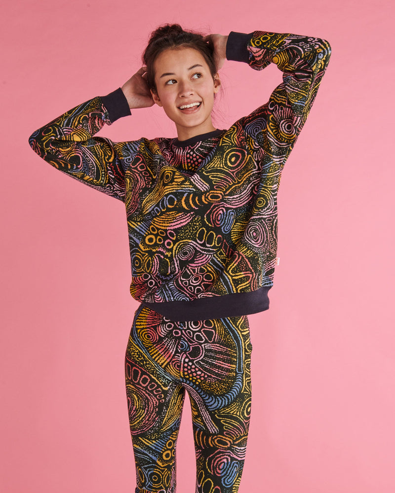 Tjala Tjukurpa Adult Organic Cotton Sweater
