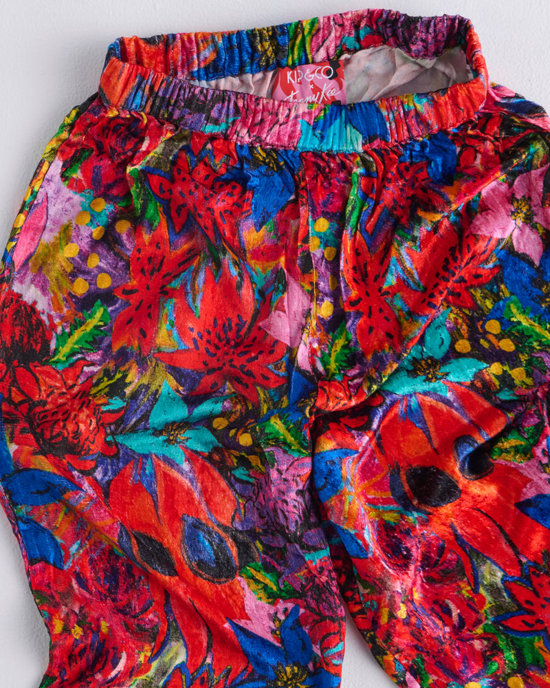 Kip&Co x Jenny Kee Growing The Peace Adult Velvet Long Sleeve Shirt & Pant Pyjama Set