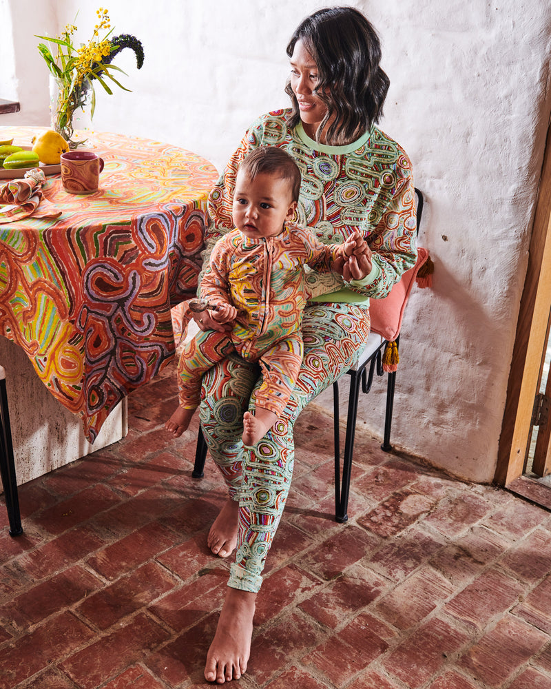 Ngayuku Ngura Sage Adult Organic Cotton Sweater