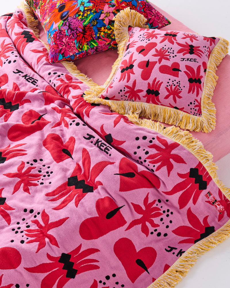 Kip&Co x Jenny Kee Our Sunburnt Country Woven Bedspread