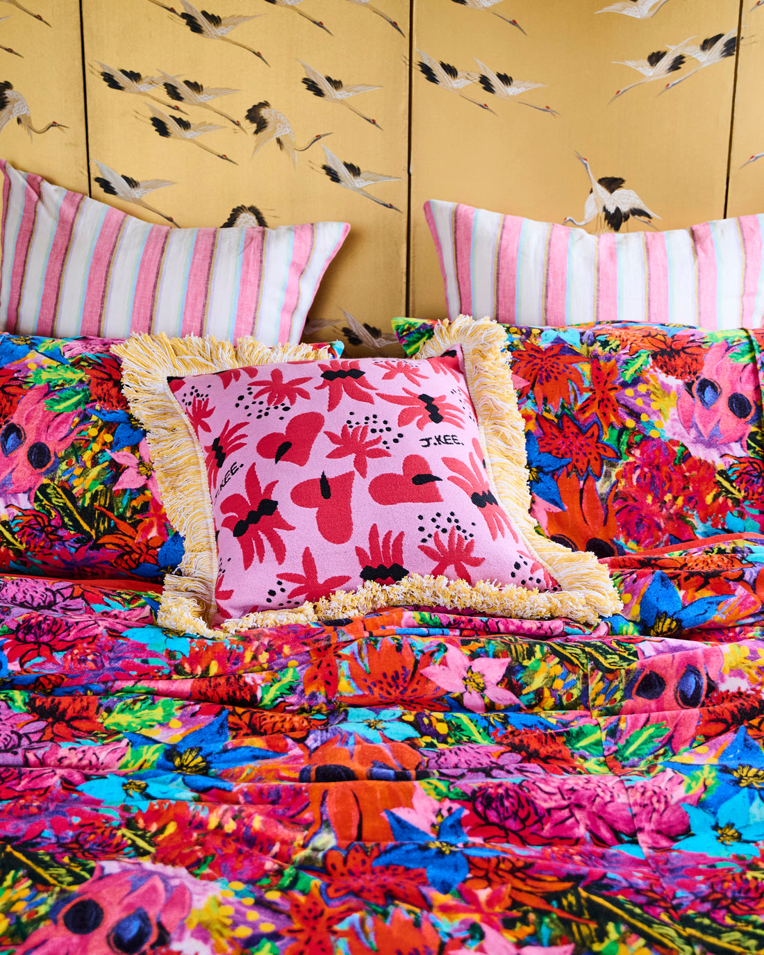 Kip&Co x Jenny Kee Our Sunburnt Country Woven Cushion