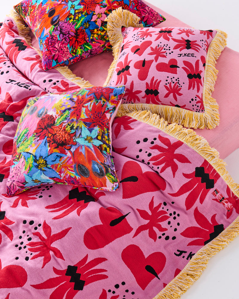 Kip&Co x Jenny Kee Growing The Peace Upholstery Cushion