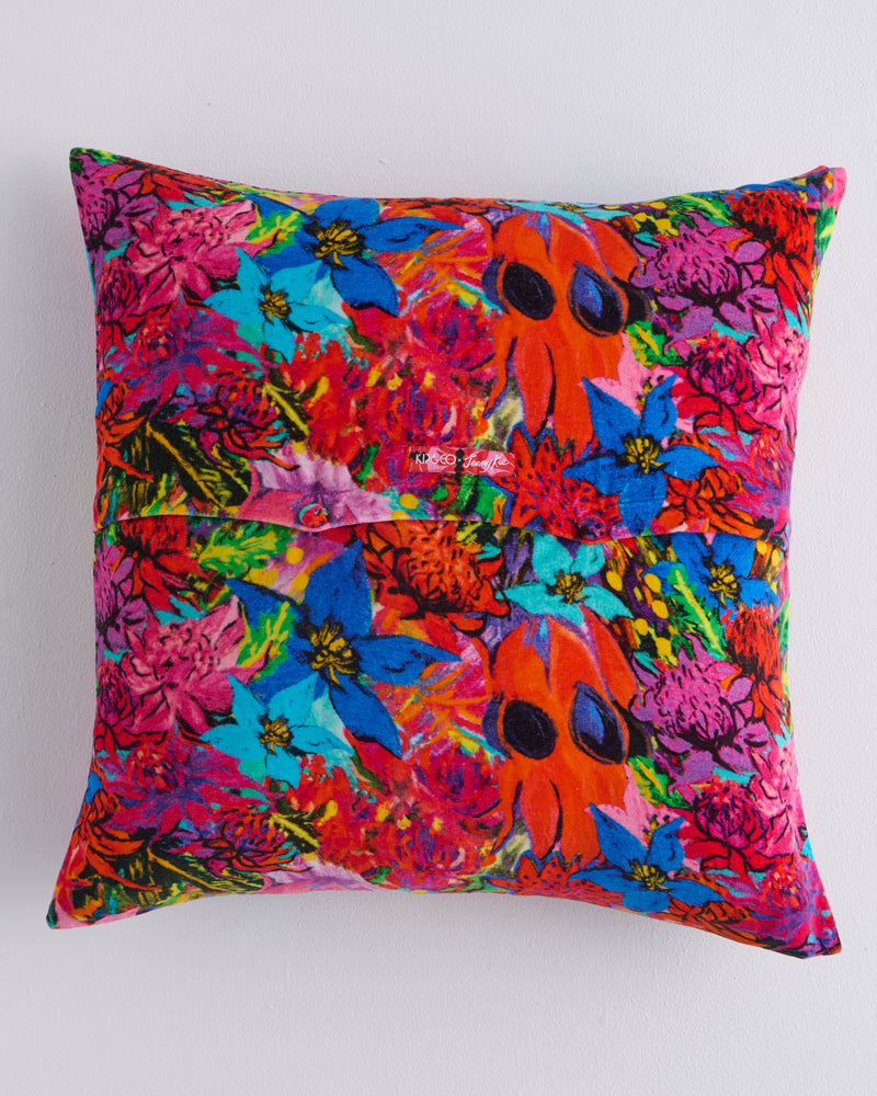 Kip&Co x Jenny Kee Growing The Peace Velvet European Pillowcases