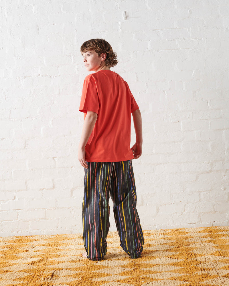 Drawn Up Teen Organic Cotton Tee & Pant Pyjama Set