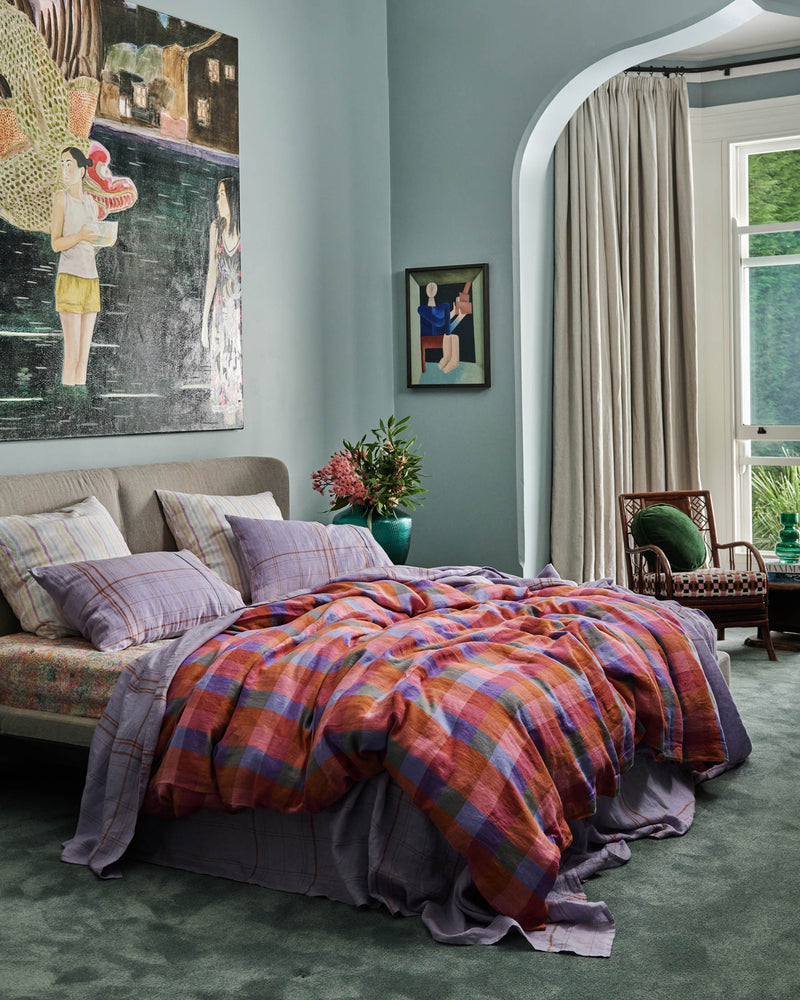 Portofino Stripe Linen European Pillowcases