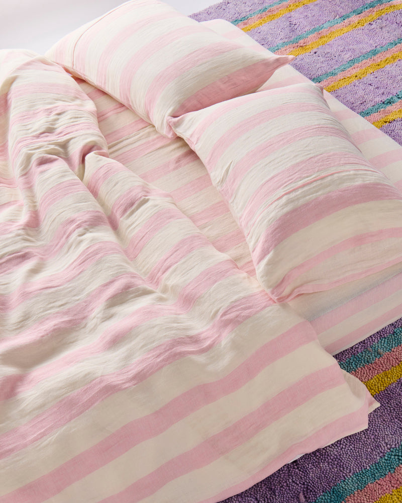 Candy Stripe Linen Pillowcases