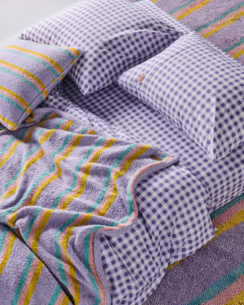 Mirage Stripe Boucle Blanket