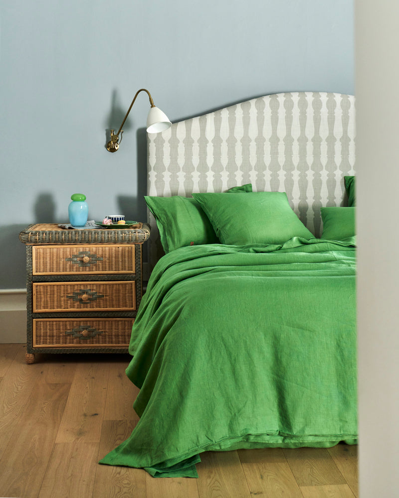 Green Tea Linen Pillowcases