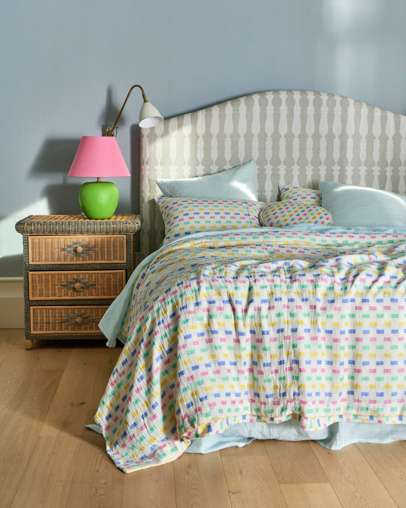 Tic Tak Linen Pillowcases