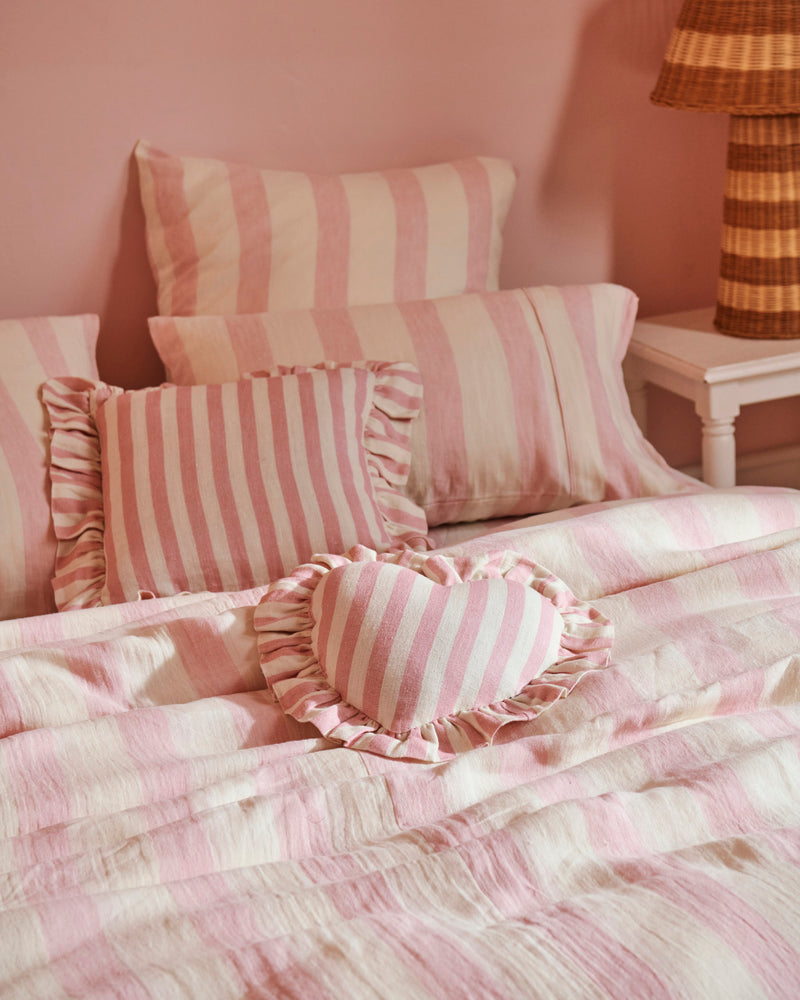 Candy Stripe Linen Pillowcases