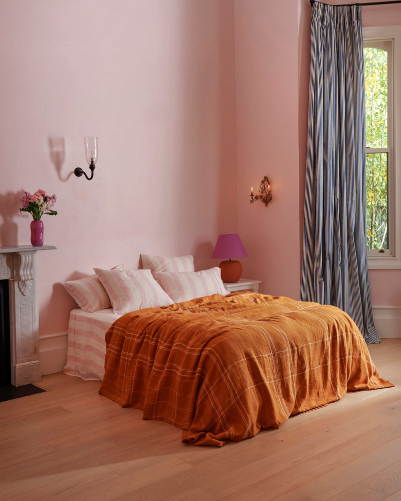 Candy Stripe Linen Pillowcases