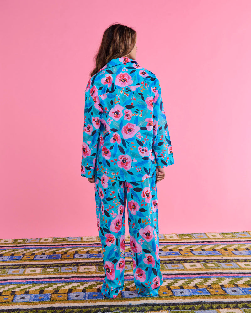 Morning Harvest Organic Cotton Long Sleeve Shirt & Pant Pyjama Set
