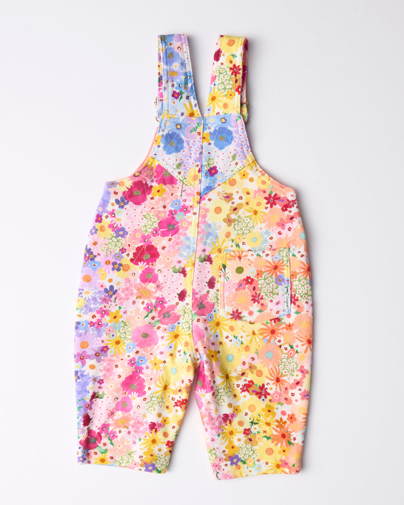 Posie Lane Organic Cotton Quilted Fleece Overalls