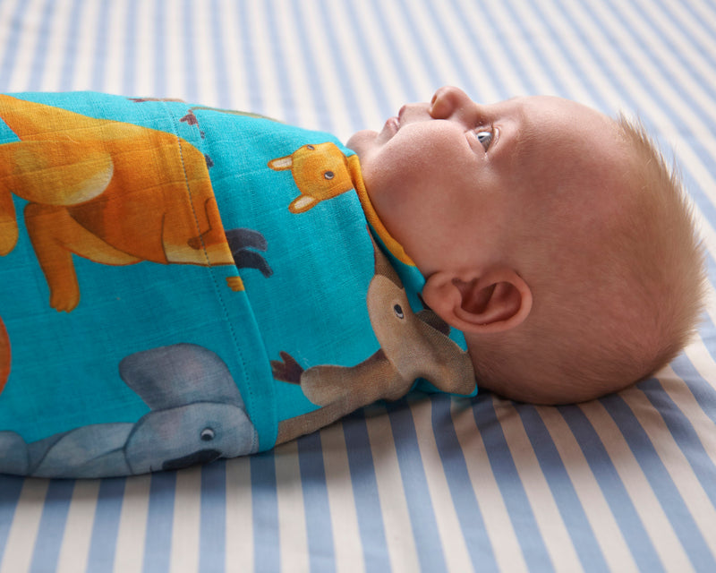 Home Among The Gum Trees Bamboo Swaddle