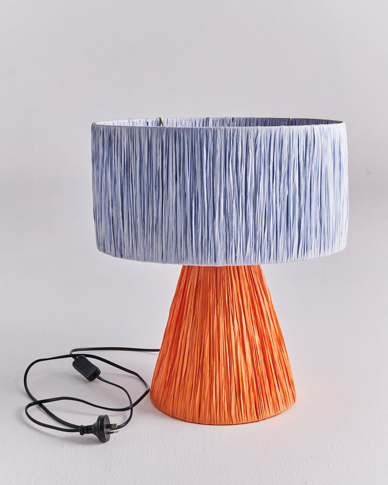 Tangier Raffia Lamp