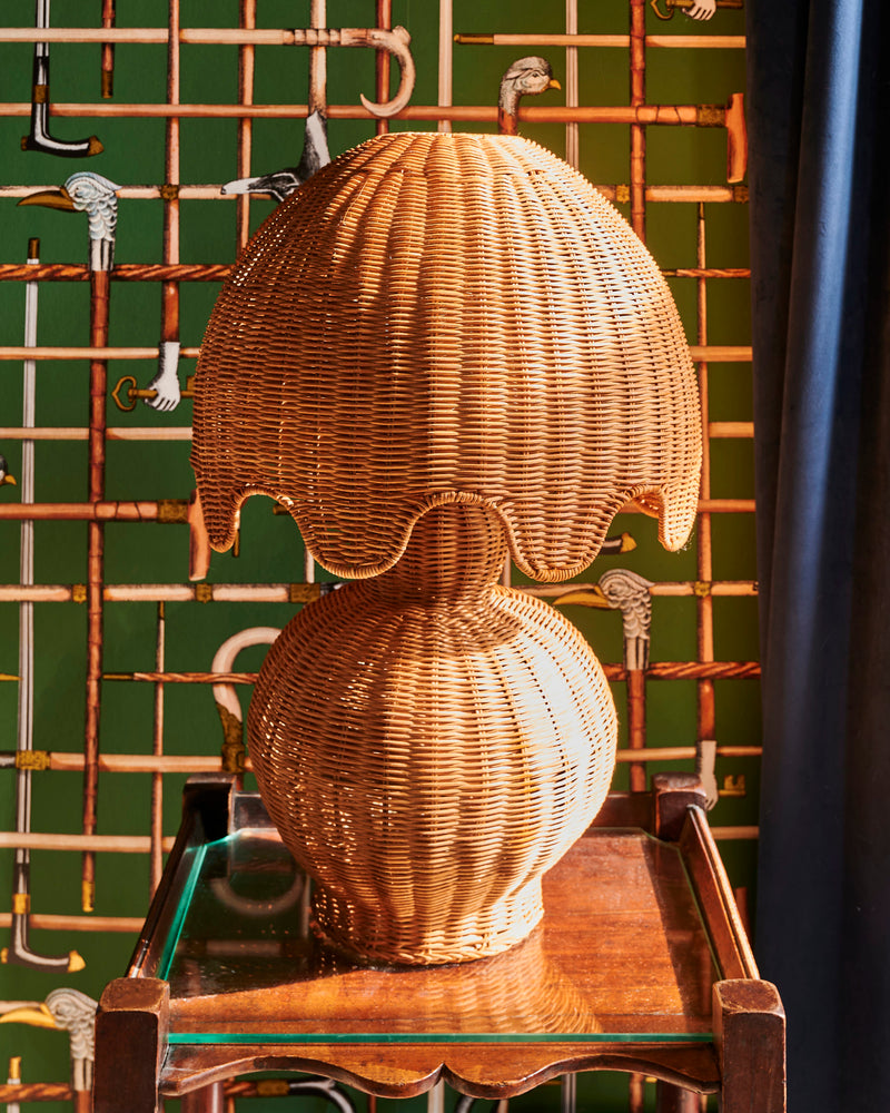Genie Rattan Lamp
