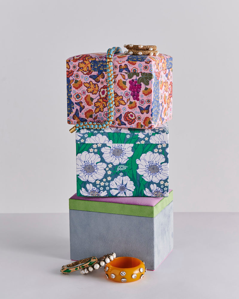 Kaleidoscope Velvet Jewellery Box Large