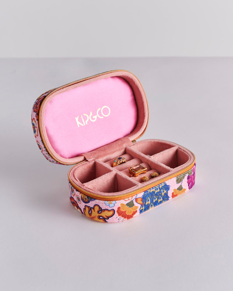 Lyon Travel Velvet Jewellery Box