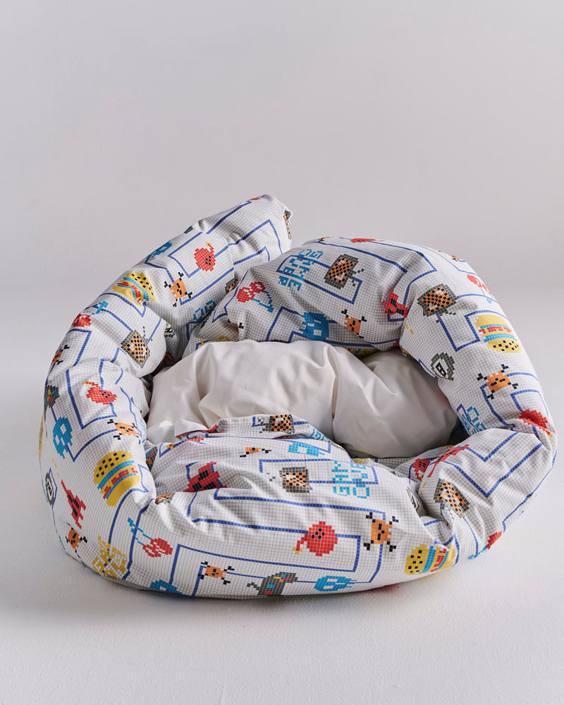 Gamer White Organic Cotton Quilt Cover