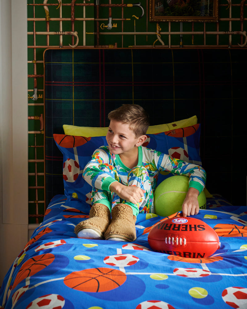 Balls Up Organic Cotton Pillowcase