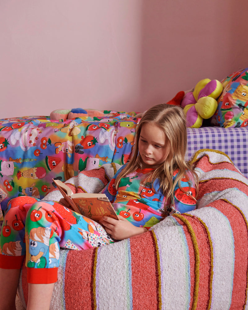 Just Dessert Organic Cotton Long Sleeve Top & Pant Pyjama Set