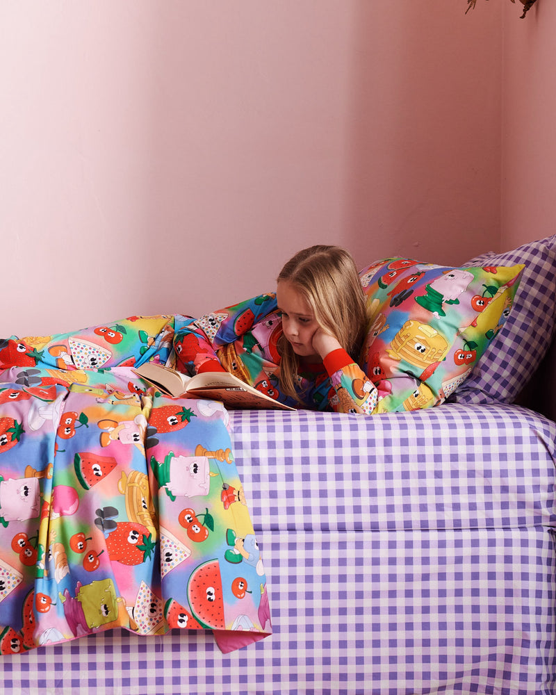 Just Dessert Organic Cotton Long Sleeve Top & Pant Pyjama Set