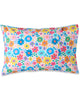Rainbow Flowers Organic Cotton Pillowcase