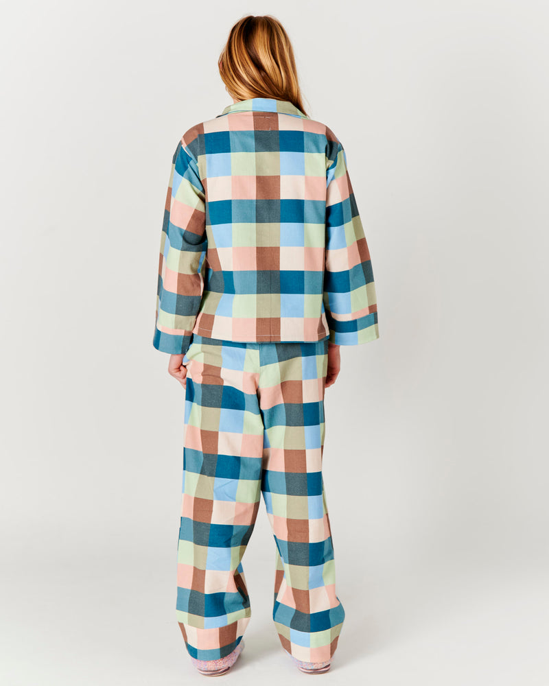 Woodlands Tartan Adult Flannelette Long Sleeve Shirt & Pant Pyjama Set