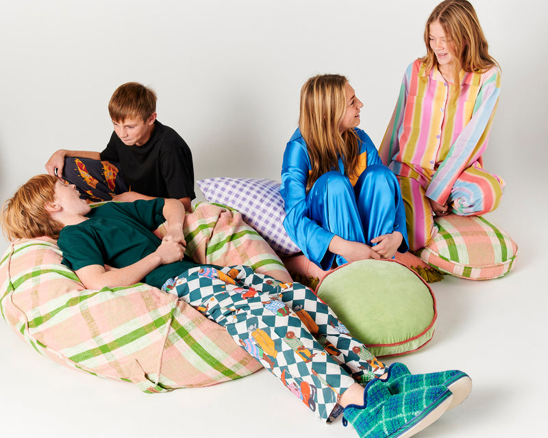 Colour Chameleon Teen Organic Cotton Long Sleeve Shirt & Pant Pyjama Set